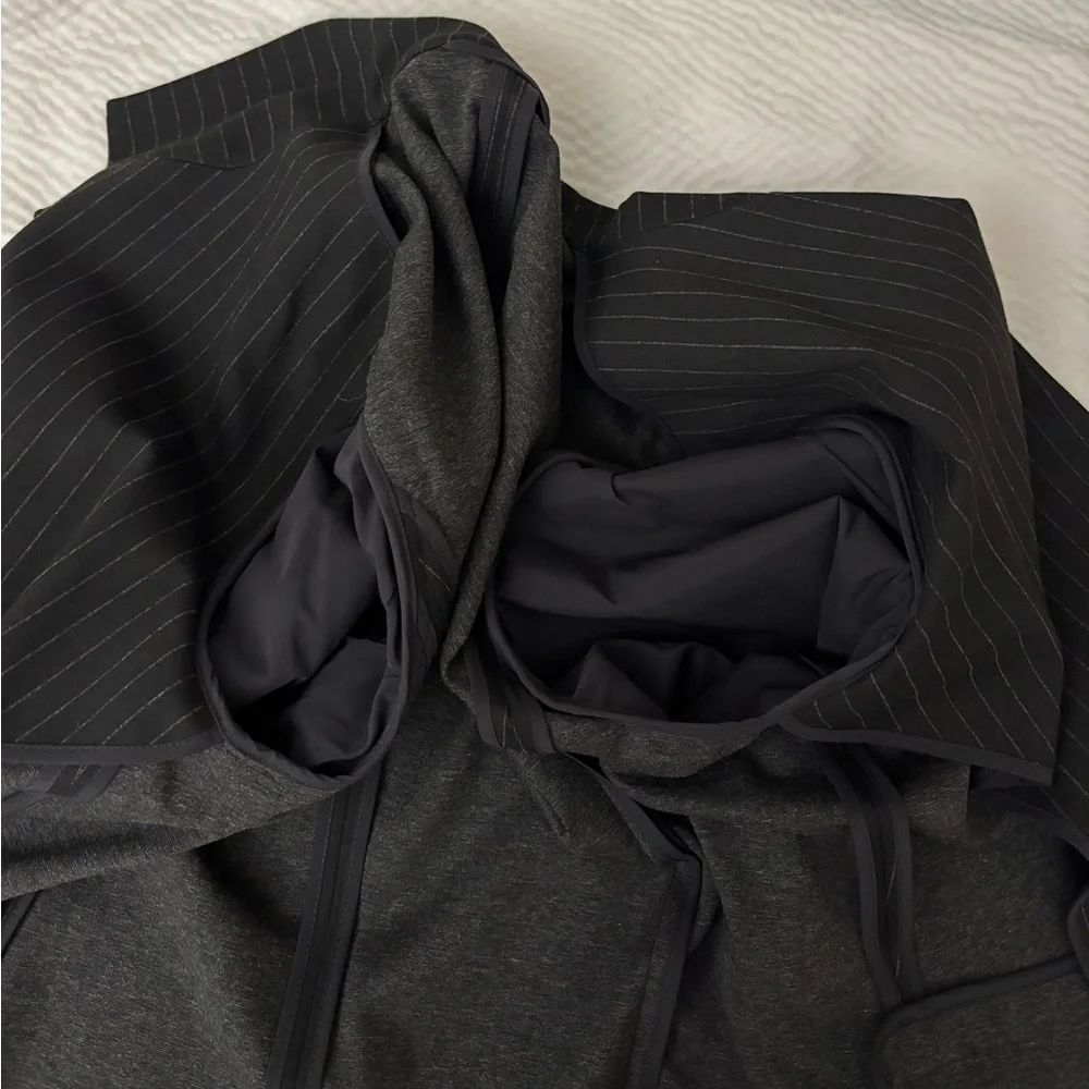Hugo Boss Jolise Pinstripe Stretch Slim Leg Pant Suit
